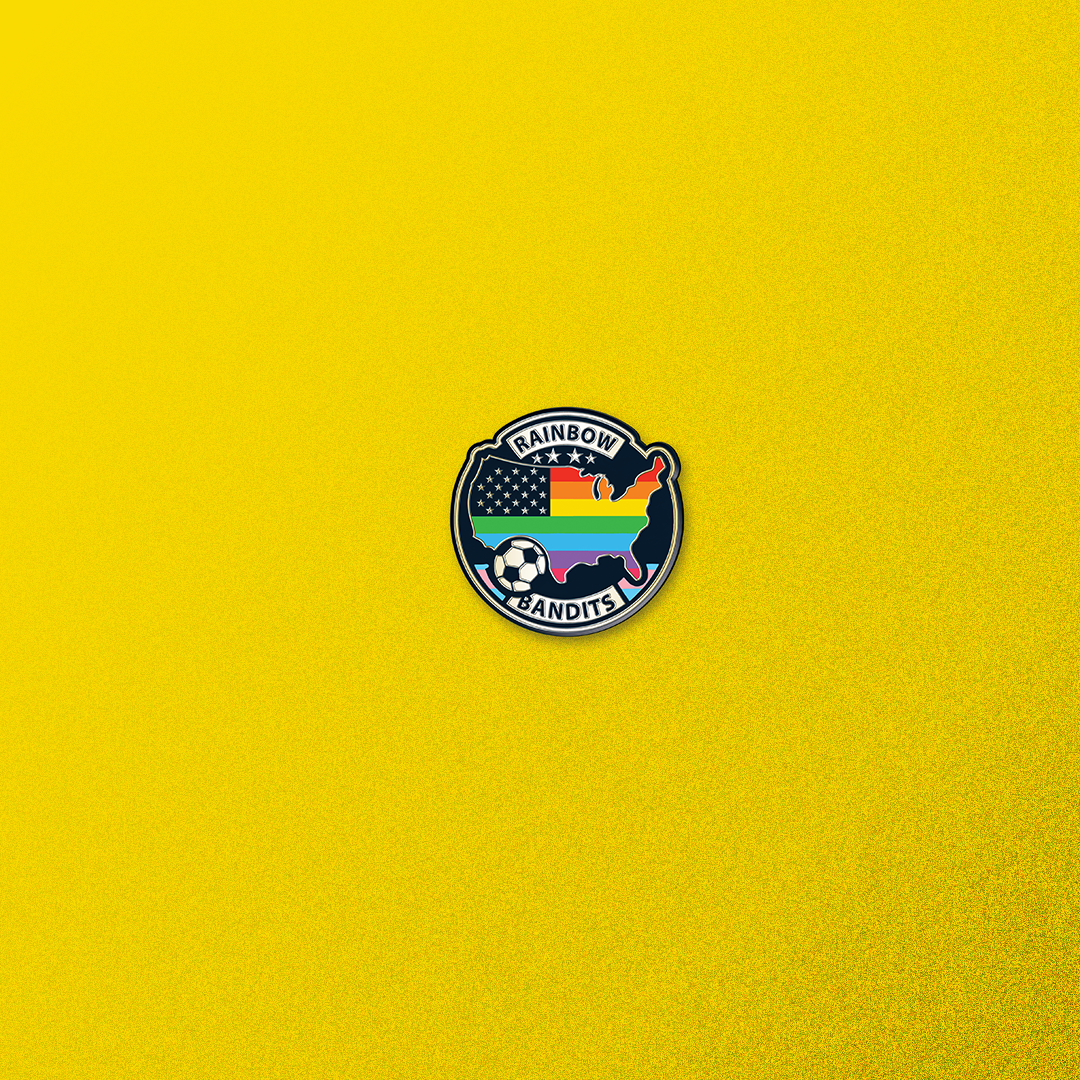 Rainbow Bandits Pin graphic design merchandise design