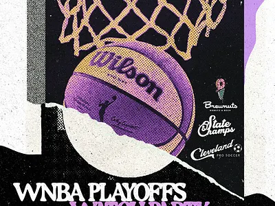 WNBA Watch Party Promo branding graphic design social media