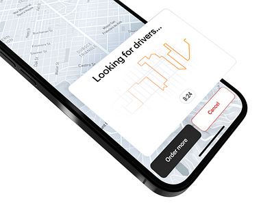 Beep — Looking for drivers... app branding creative didi graphic design ideas ios lemon lemone loading mobile mobile design research swift taxi typography uber ui ux uxui