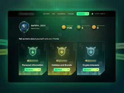 Profile Redefined dark theme profile ui ui ux ux