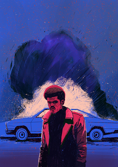 Weekend Tribute character exploding cars illustrated illustration illustrator music people portrait portrait illustration procreate weekend