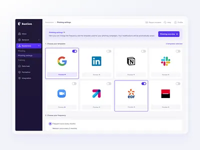 Bastion Product Redesign app bastion cdnc component cyber design design system freelance integration kevin navigation product redesign scan security system table ui ux web