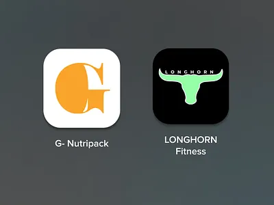 Daily UI_005: Apps Icon Designs for G-Nuripack and Longhorn appdesign appicondesign brandidentity dailyui dailyui005 designinspiration figmadesign icondesign illustratordesign mobiledesign photoshopdesign photoshopmockup uichallenge