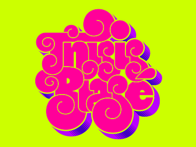 Chunky Lettering branding chunky design funky groovy illustration letterform lettering logo typography vector