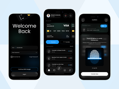 Mobile Finance App account management android app app design banking app banking mobile app dribble designer finance finance app fintech fintech app fintech mobile app mobile app designer payment app saving ui ui design ux ui design wallet app design