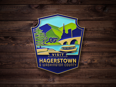 Visit Hagerstown & Washington County Pin appalachian boat branding bridge canal cannon county destination hagerstown historic maryland mountain outdoor pin tourism trail tree visit washington water