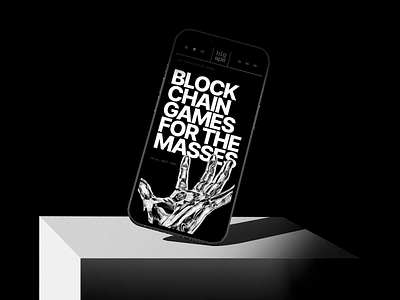 Big Ape. Website Design 3d illustration blockchain design graphic design nft p2e play to earn ui uiux ux website