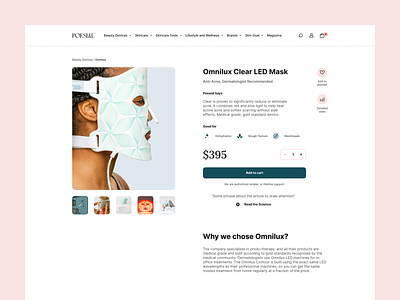 New Case Study – Poesial (Ecommerce) beauty case study design ecommerce icon page icons product page ui