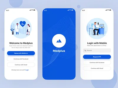 Medplus – Appointment App Prototype appointment booking appointment scheduler calendar booking clean ui dark mode app digital health doctor appointment app dribbble shot figma design health app design healthcare ui medical app minimal ui mobile health app telemedicine app ux design