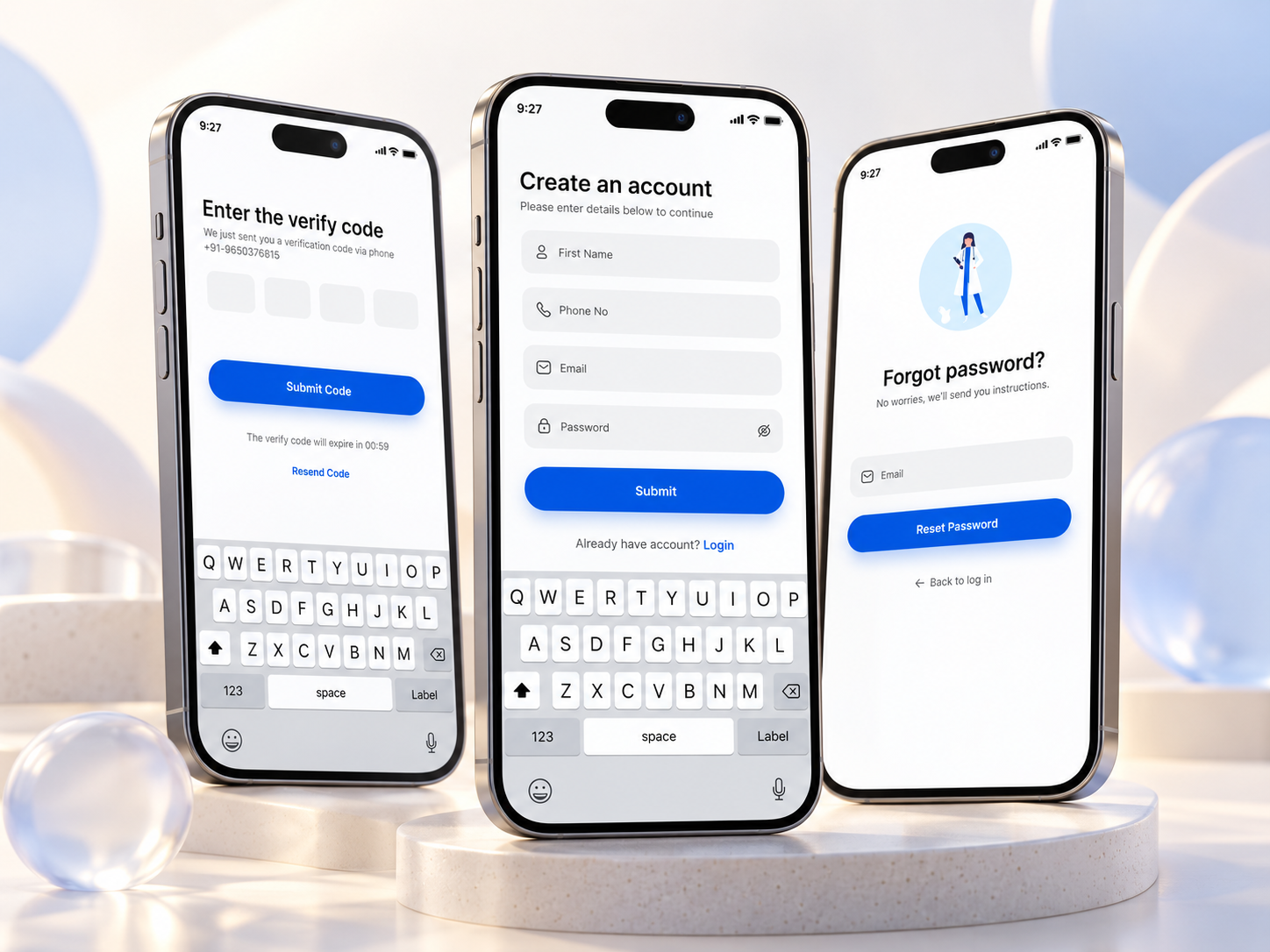 Medplus – Appointment App Prototype 2 appointment booking appointment scheduler calendar booking clean ui dark mode app digital health doctor appointment app dribbble shot figma design health app design healthcare ui medical app minimal ui mobile health app telemedicine app ux design