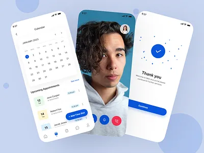 Medplus – Appointment App 4 appointment booking appointment scheduler calendar booking clean ui dark mode app digital health doctor appointment app dribbble shot figma design health app design healthcare ui medical app minimal ui mobile health app telemedicine app ux design