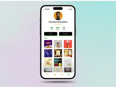 Daily UI_006: User Profile UI for a Creative Social Platform creativeplatform dailyui dailyui006 designinspiration figmadesign modernui ui uidesign userprofileui