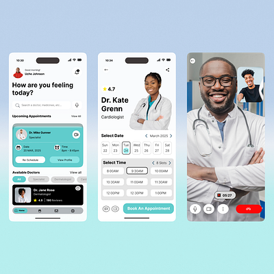MED CHECK IN APP app branding graphic design ui ux