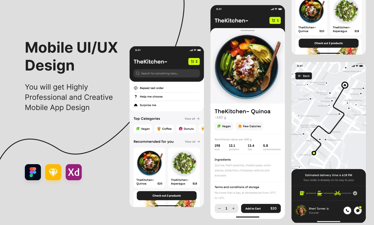 I will create a highly professional mobile UX UI app design app app ui application branding graphic design mobile app ui ux