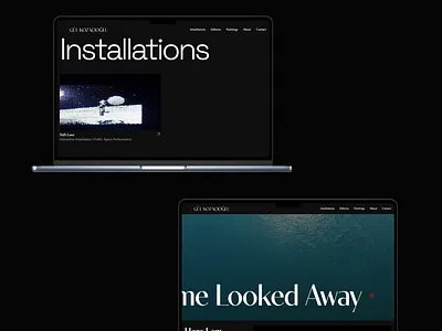 Art Studio Landing Page Design art design art studio artist branding graphic design landing page logo motion design ui ui design user experience uxui design web design