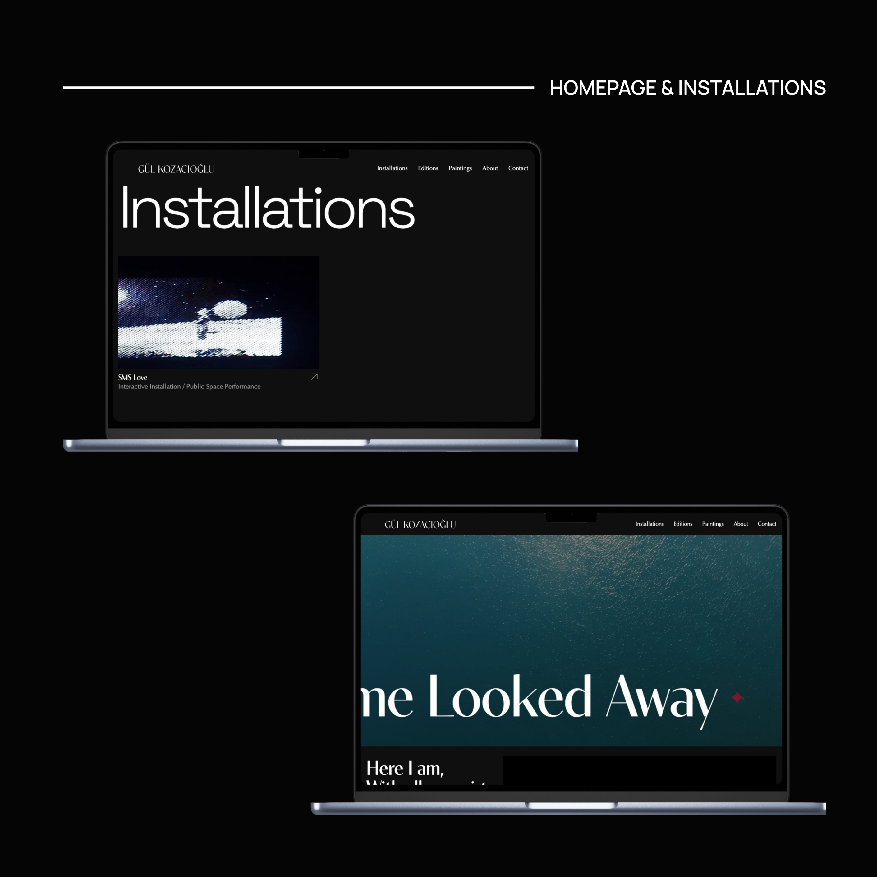 Example of Landing Page UX/UI Design