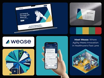 Health CRM Project Branding & Landing Page, UX/UI Design branding graphic design health health design health tech illustration landing page logo ui design ux design uxui design web design website design