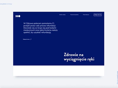 Zdrowo polecam - website adobe animation branding design disabled figma graphic design handicap health illustration illustrator logo motion graphics orthoses ui ux vector zdrowie zdrowo polecam