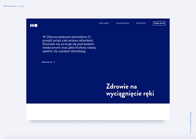 Zdrowo polecam - website adobe animation branding design disabled figma graphic design handicap health illustration illustrator logo motion graphics orthoses ui ux vector zdrowie zdrowo polecam