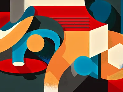 Geometric Fragments 4 3d artwork design graphic design illustration