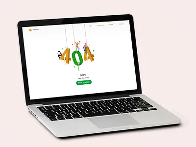 Daily UI_008: Minimal 404 Page for a Creative G-NutripackWebsite 404page creativewebdesign dailyui dailyui008 designinspiration errorpagedesign figma funux illustration ui userfriendlydesign webdesign