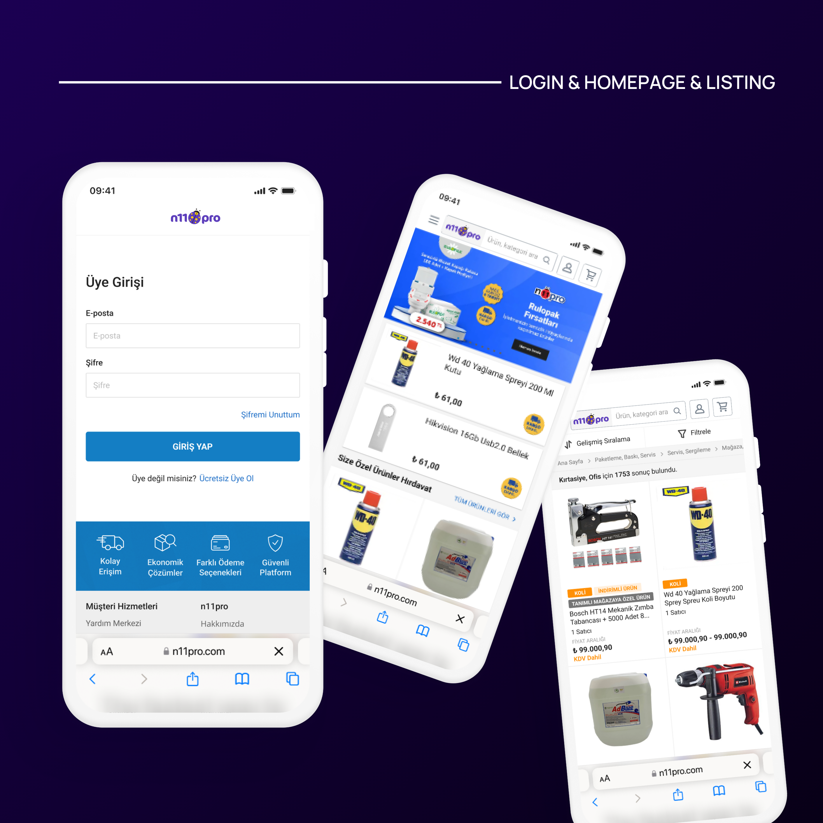 Wholesales B2B E-Com Responsive mWeb Design Project commerce design e commerce ecom homepage listing page login mobile web mweb optimized design product listing responsive design ui ui design