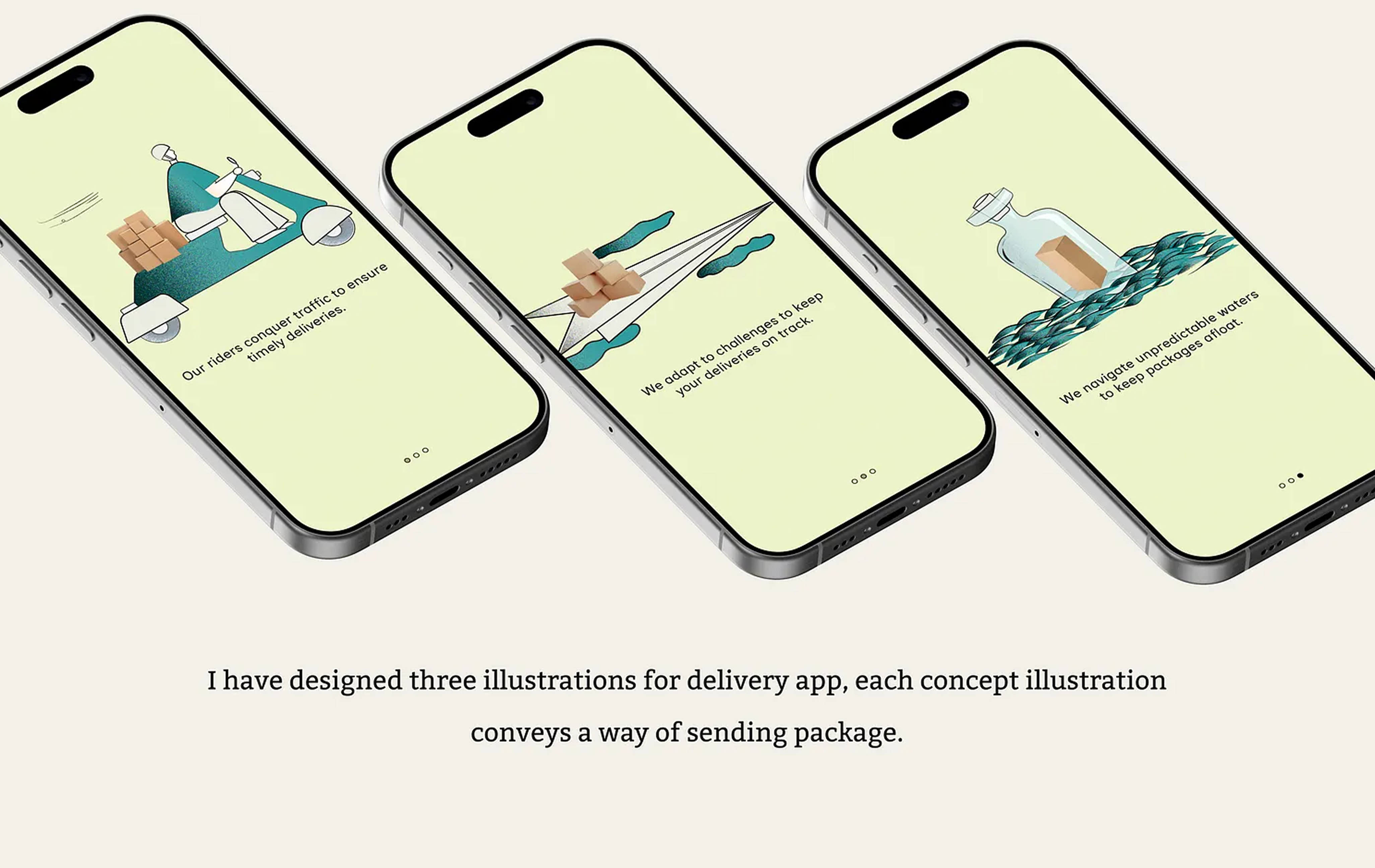 Delivery illustrations design graphic design illustration ui