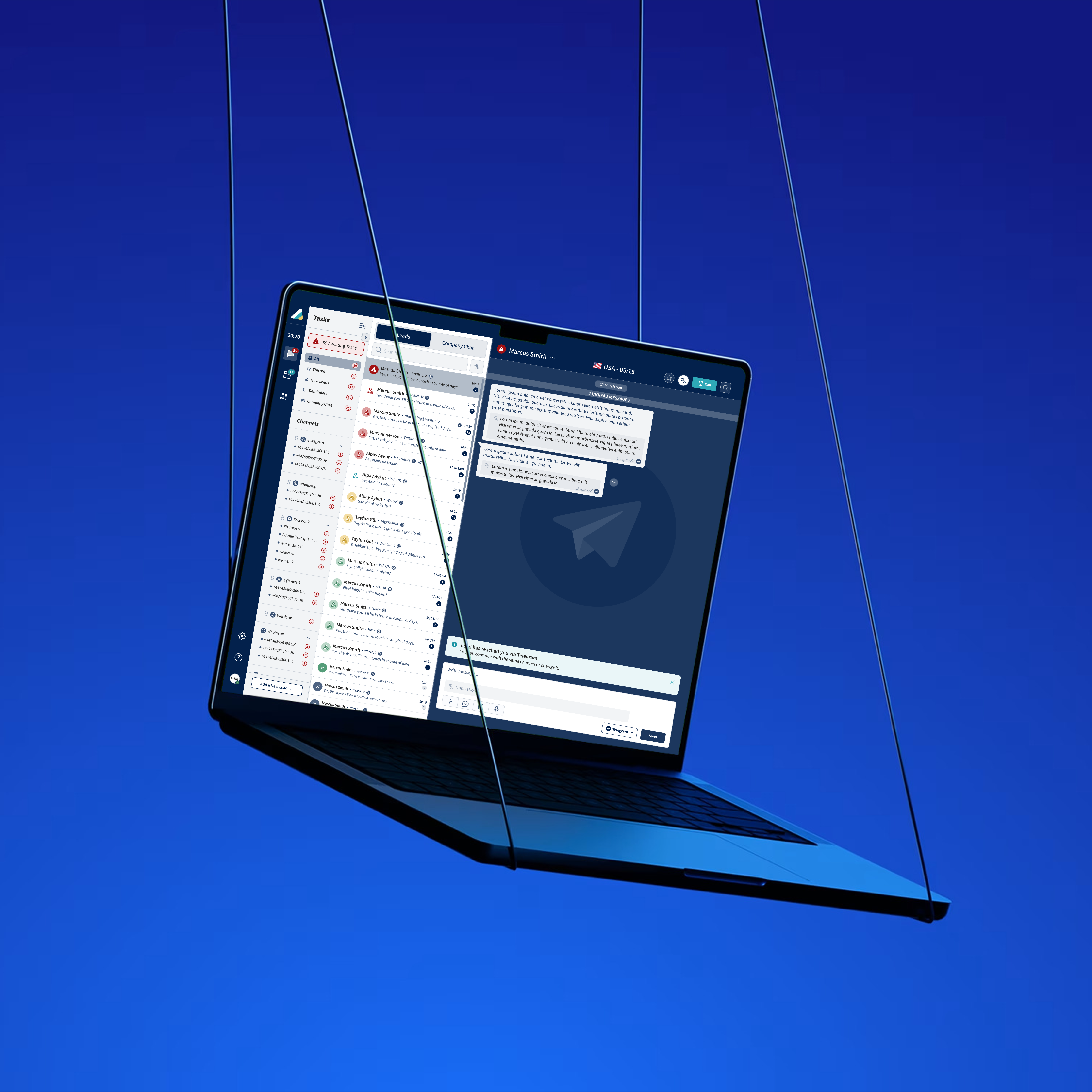 SaaS Health Tech CRM Web UX/UI Design Project graphic design health health tech health tourism saas saas design ui design ux design uxui design web app web design website