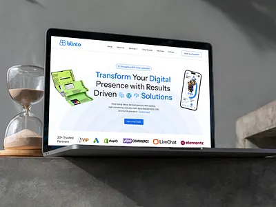 Blinto - Design & Development Agency agencywebsite clean creativeagency designinspiration designstudio digitalagency landingpage marketing minimaldesign modern productdesign startup ui ux web web design webflow wordpress