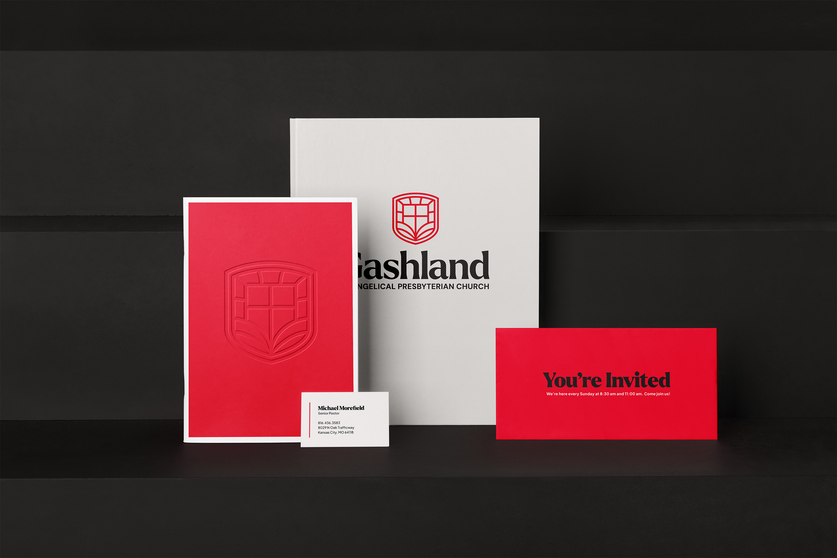 Stationary Designs for Presbyterian Church branding christian church church branding cross logo graphic design identity logo presbyterian reformed