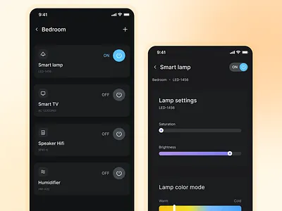Device Management – Smart Home App app branding design illustration mobile app product design ui uidesign ux uxdesign
