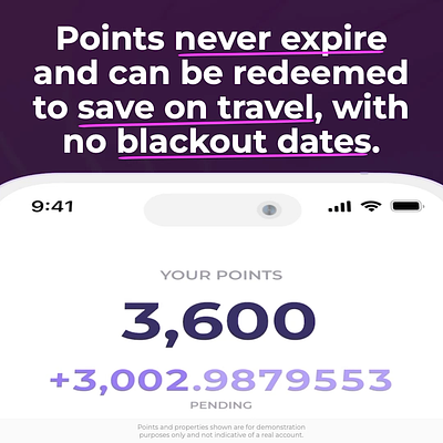 Max Travel - Watch Your Points Grow! 3d animation app ios iphone travel ui
