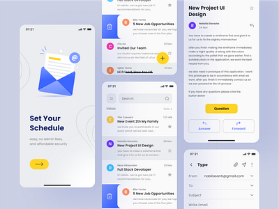 Daily Task Mobile App app design management manager minimalist mobile app modern plan planner schedule scheduler task ui uidesign user experience user interface ux work