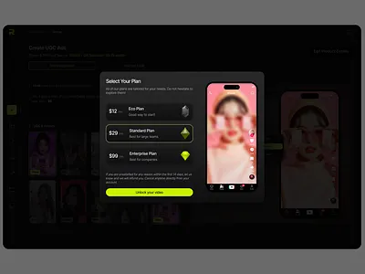 Reclip Paywall UI – Modern SaaS Paywall paywall paywall ui pricing ui subscription ui ui design web design web paywall website ui