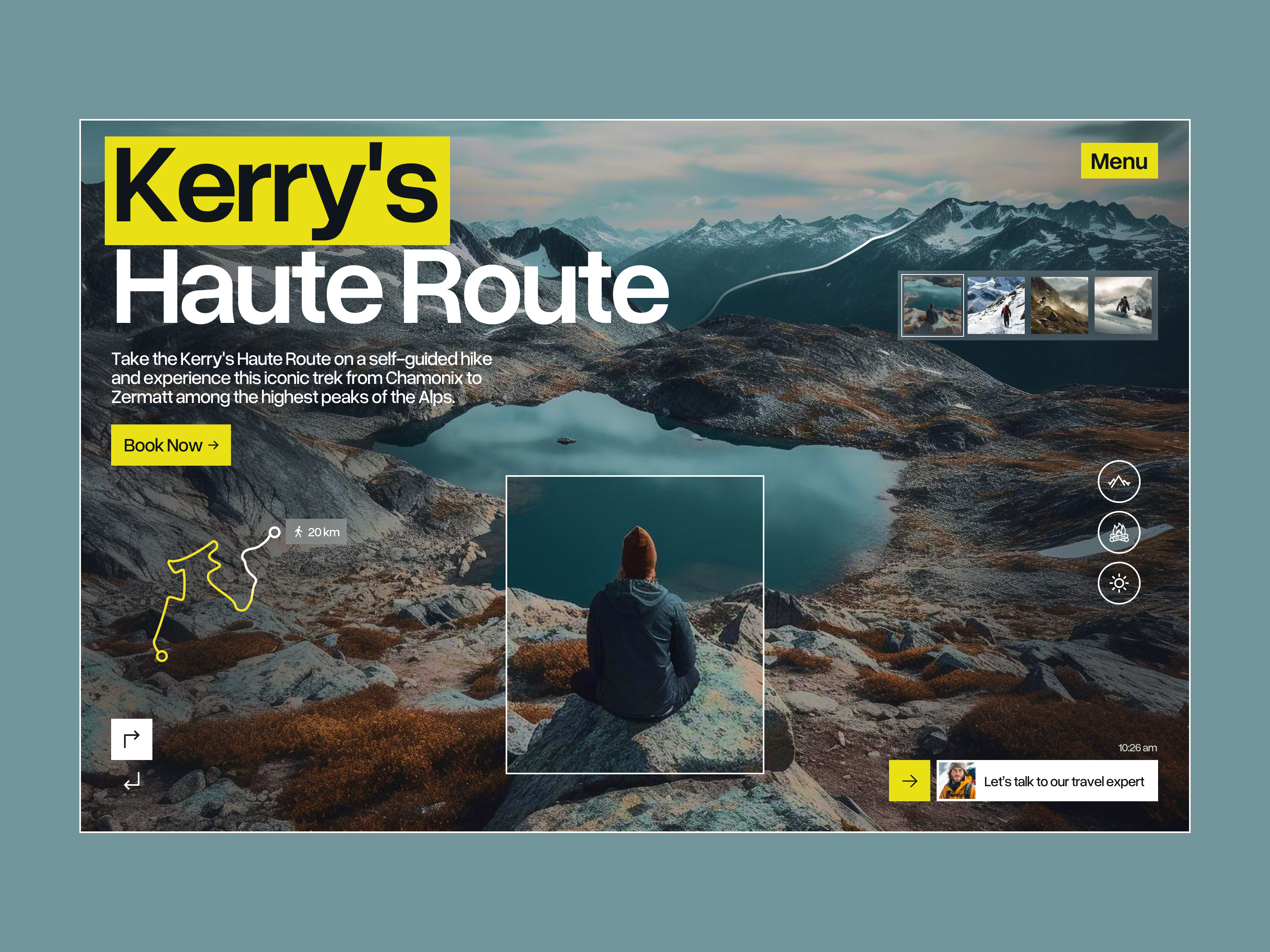 Example of Website Design (5 Pages)