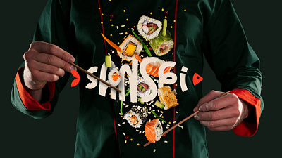 Brand Identity Sansei Sushi branding graphic design logo motion graphics