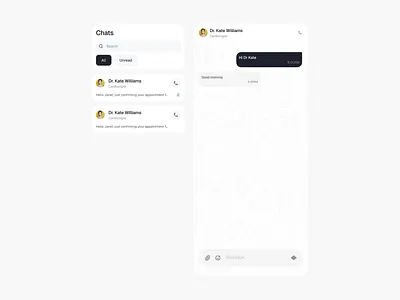 Chat components app chat daily ui design graphic design illustration landing page message ui