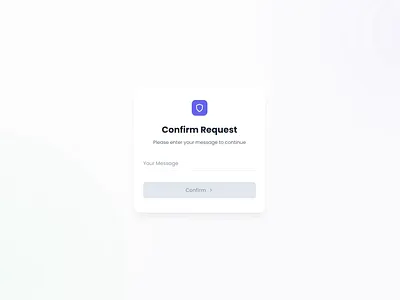 Secure Message Confirmation UI confirmation reactjs security ui web