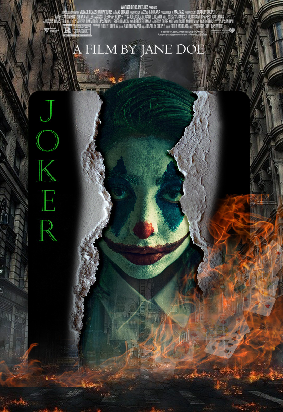 Joker movie concept poster design graphic design marketing photoshop poster design