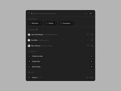 Search Exploration – Smart Search UX for Productivity Tools design figma graphic design product design ui ux