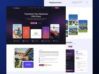 Multipurpose Landing Page Design cleandesign cleanui design illustration landingpage modernui multipurposelanding productdesign responsivedesign subscriptiondesign ui uxinspiration webdesign webdesigner