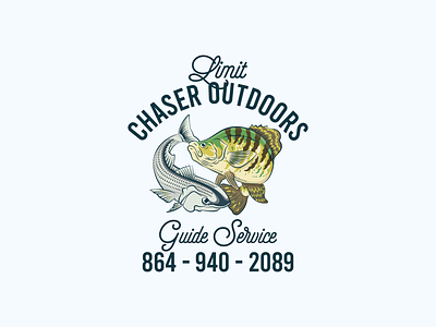 Limit Chaser Outdoors character design crappie crappie fish crappie illustration crappie vector design fish fish illustration fish logo fish vector graphic design illustration logo logo design striper striper fish striper illustration striper vector vector