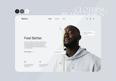 Personal clothing brand design with fashion store website clothing brand ecommerce fashion brand website design personal brand personal identity ss store t shirt store website