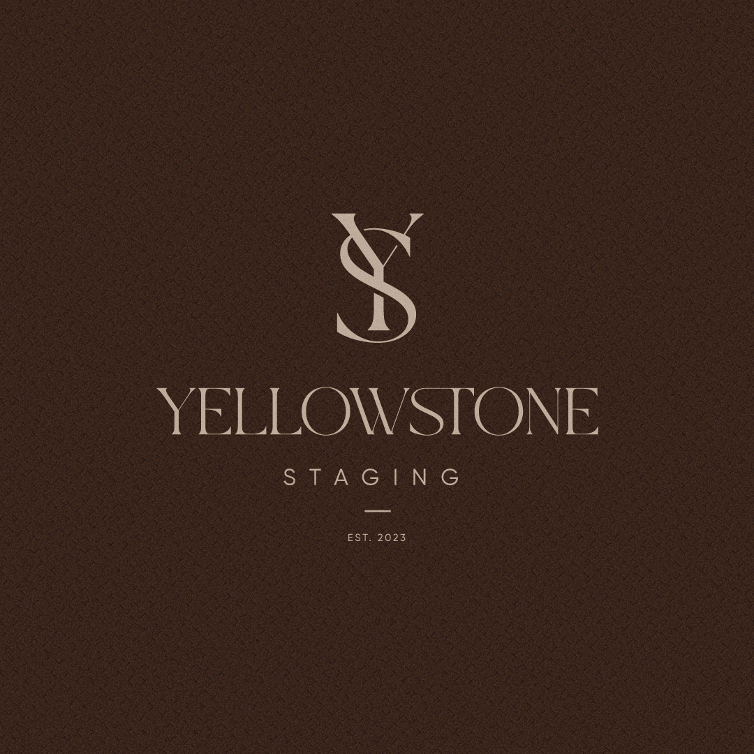 Brand identity for Yellowstone Staging best design best logo bougie branding design drak dribble graphic design hire logo logo design luxury logo minimalist logo modern logo monogram real estate logo search staging talent
