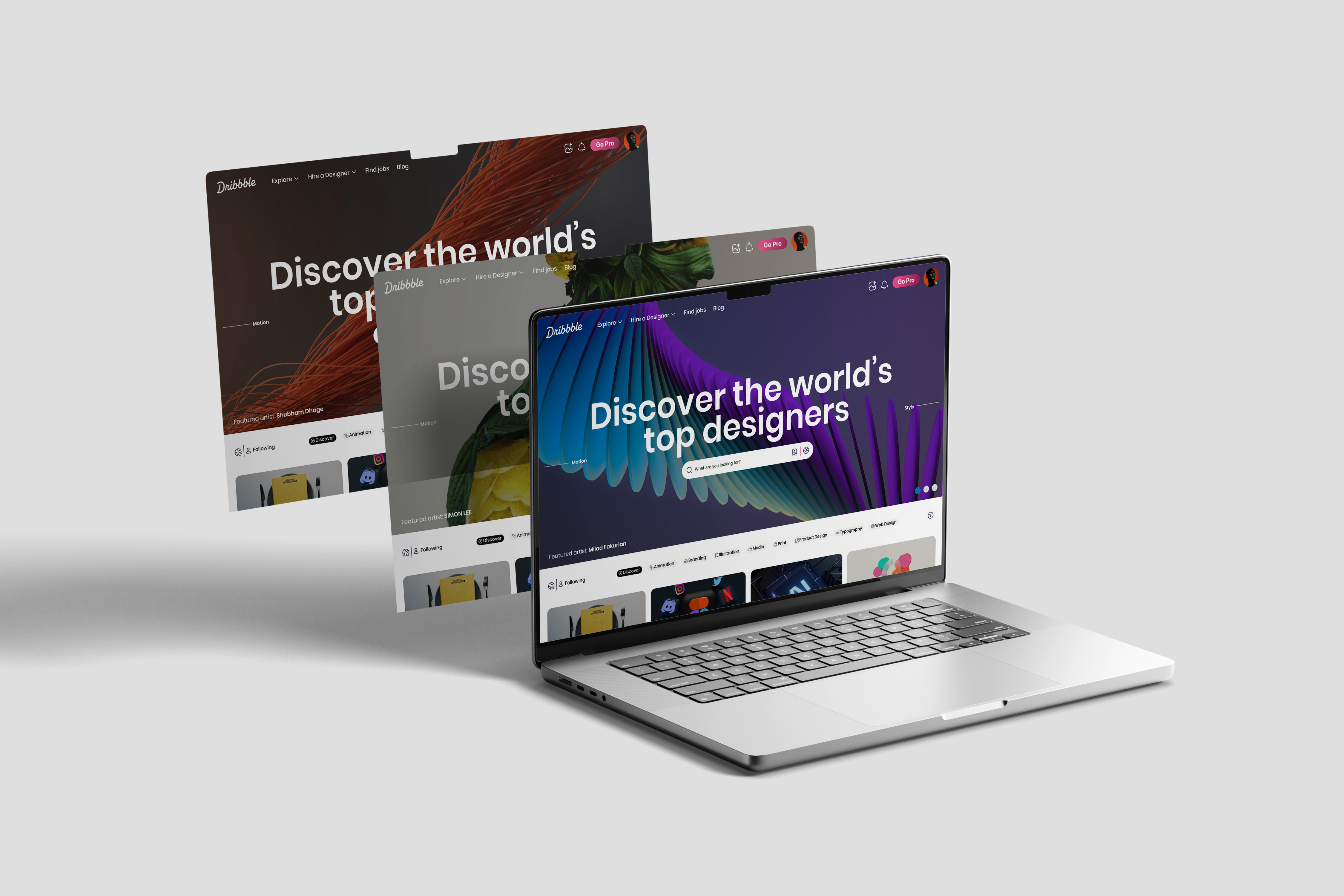 Dribbble it! app branding design graphic design illustration motion graphics ui ux web