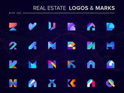 Real Estate Logos & Marks l Logofolio brand identity branding construction business geometric logo house mark icons letter design letter logo collection logo collection logo for sale logo trends logofolio logoideas logomark logos logos and marks logoset marks modern logo real estate logos