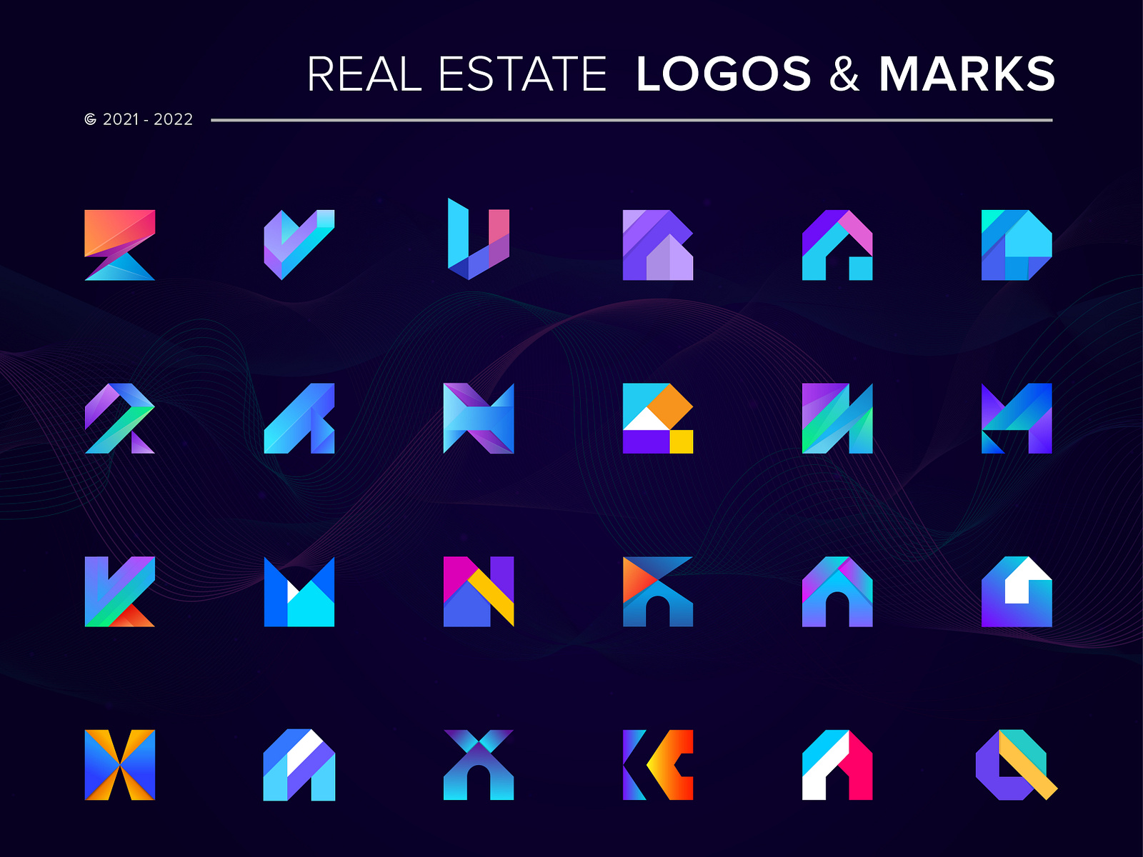 Real Estate Logos & Marks l Logofolio by Md. Ashiqul Islam on Dribbble
