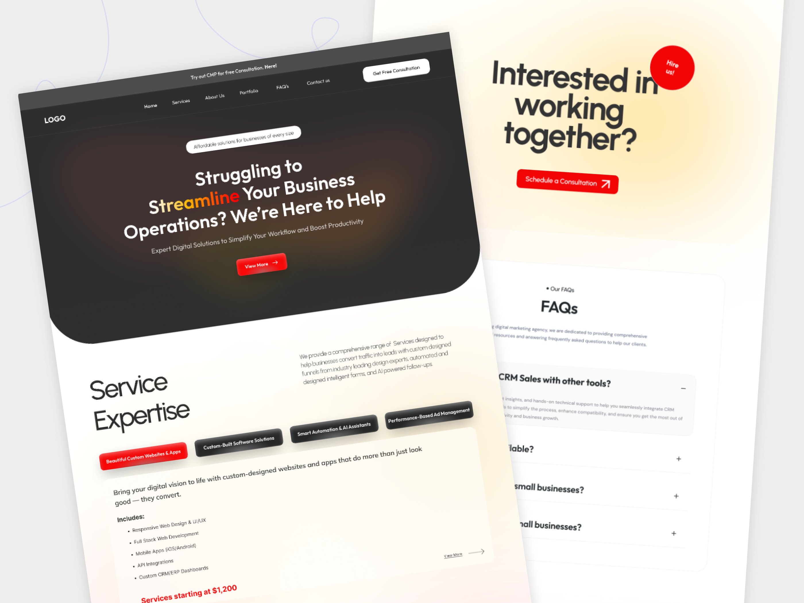 Example of Website Design