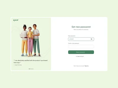 🚀 Set New Password Interface 3d branding character design edtech education forgot password illustration login new password password set password signin signup ui ui design ui inspiration uiux ux webdesign
