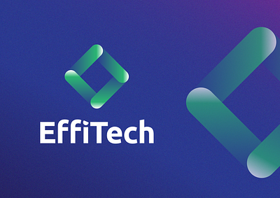 EffiTech - Logo Design branding concept graphic design logo logo design minimal modern saas study tech typography vector visual identity